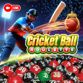 Cricket Ball Roulette live wheel at colorgame2